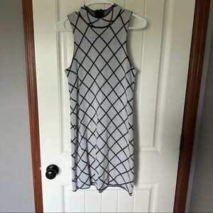 Diamond pattern dress